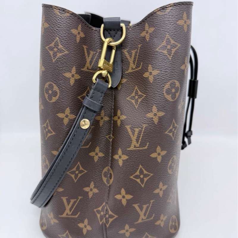 【97新 ✨ 全網最低價！】LV 路易威登 NEONOE 老花黑水桶 黑桶 中號（下單前先詢問庫存❗️）-4