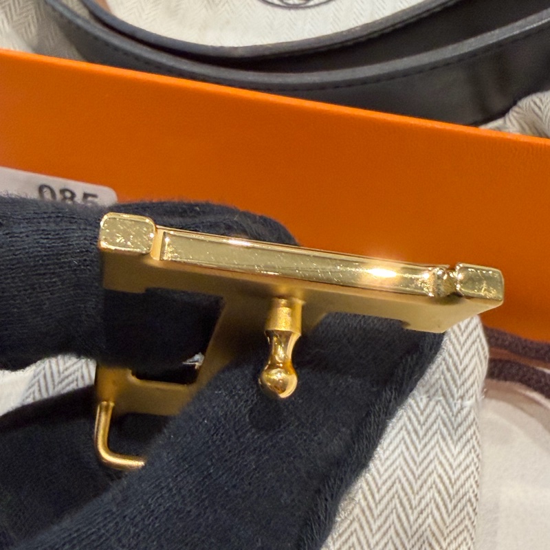 愛馬仕皮帶 雙面寬 H金扣 85號!誰買誰賺到-6