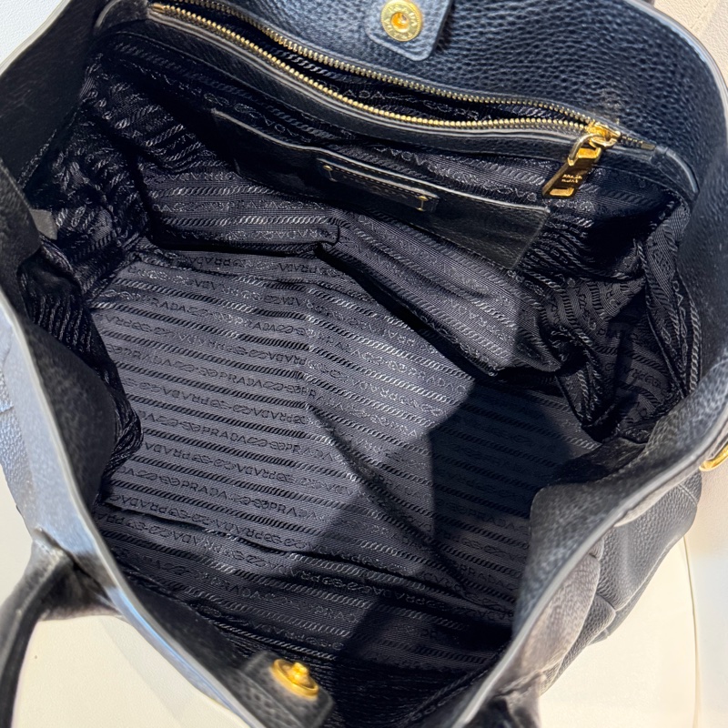 Prada 托特大包 黑色 手提背袋 🖤超好看百搭-24
