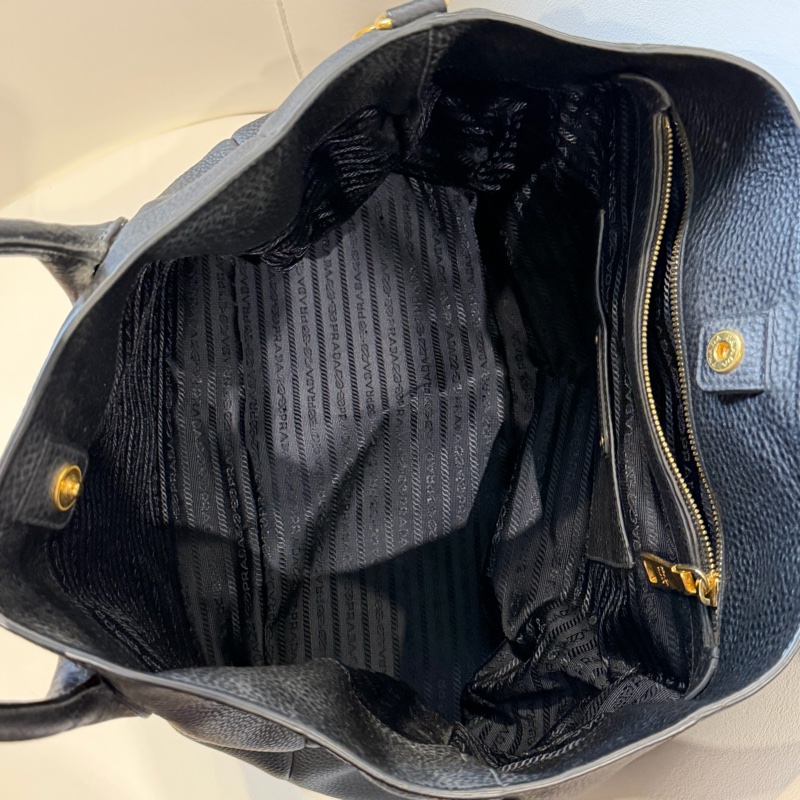 Prada 托特大包 黑色 手提背袋 🖤超好看百搭-25