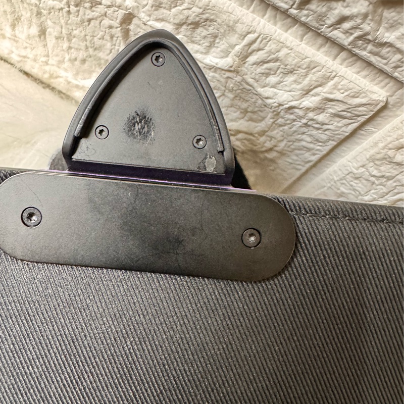 LV 原花黑牛皮紫塗層S Lock胸口腰包M46245-18