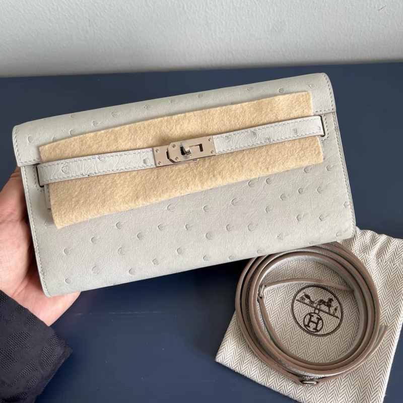 Hermes Kelly To Go，珍珠灰 Z刻-0