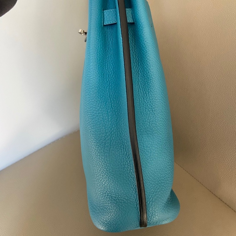 🌈Hermes💙So kelly 22💙松石藍銀扣🌈98.5新🌟togo皮🌟愛馬仕🌟-2
