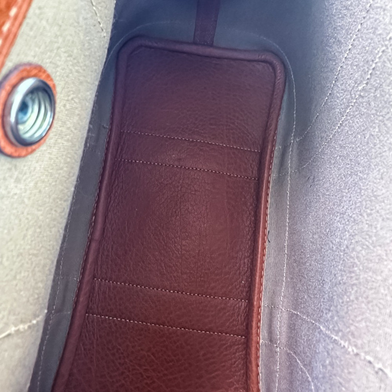 Hermes Hermès 花園派對 TPM Toile Officier x Negonda 手提包，Potiron Orange，□I Stamp，女裝，Lux，二手品牌-6