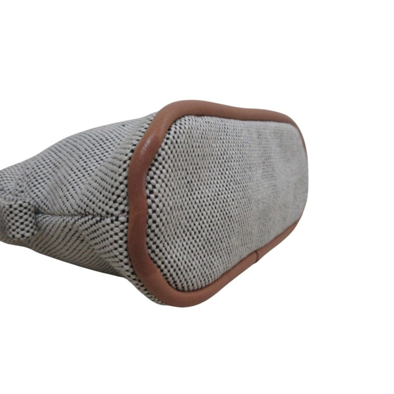 愛馬仕 Bolide 迷你化妝包，米白色和棕色，女士，奢侈品，二手品牌-3