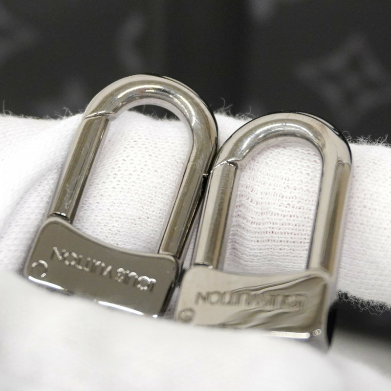 路易威登 Monogram Eclipse Nano PDV 男士手提包 M82770 黑色兩用包-8