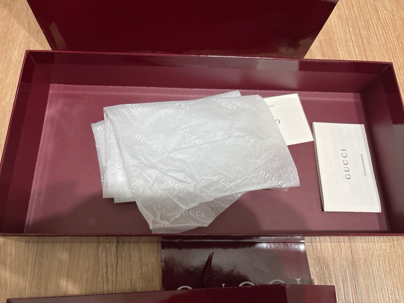 GUCCI 古馳 經典格紋GG織花羊毛圍巾(黑/米色)-11