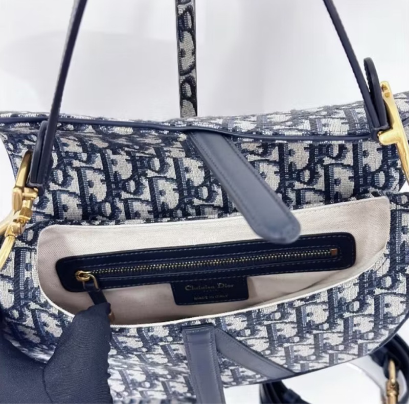 Dior 經典老花馬鞍包-3