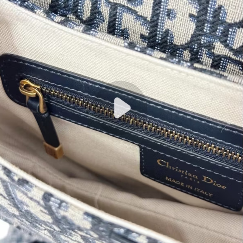 Dior 經典老花馬鞍包-8