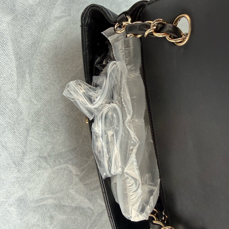 CHANEL CLASSIC FLAG V GOLD METAL CHAIN-11