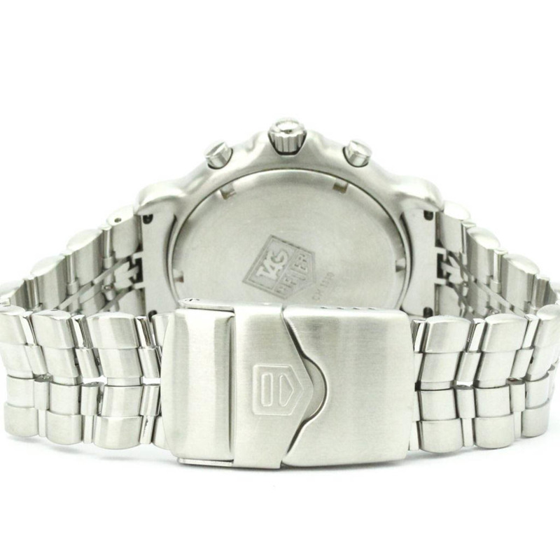 TAG HEUER 6000 計時碼錶 精鋼石英男士腕錶 CH1110 拋光-4