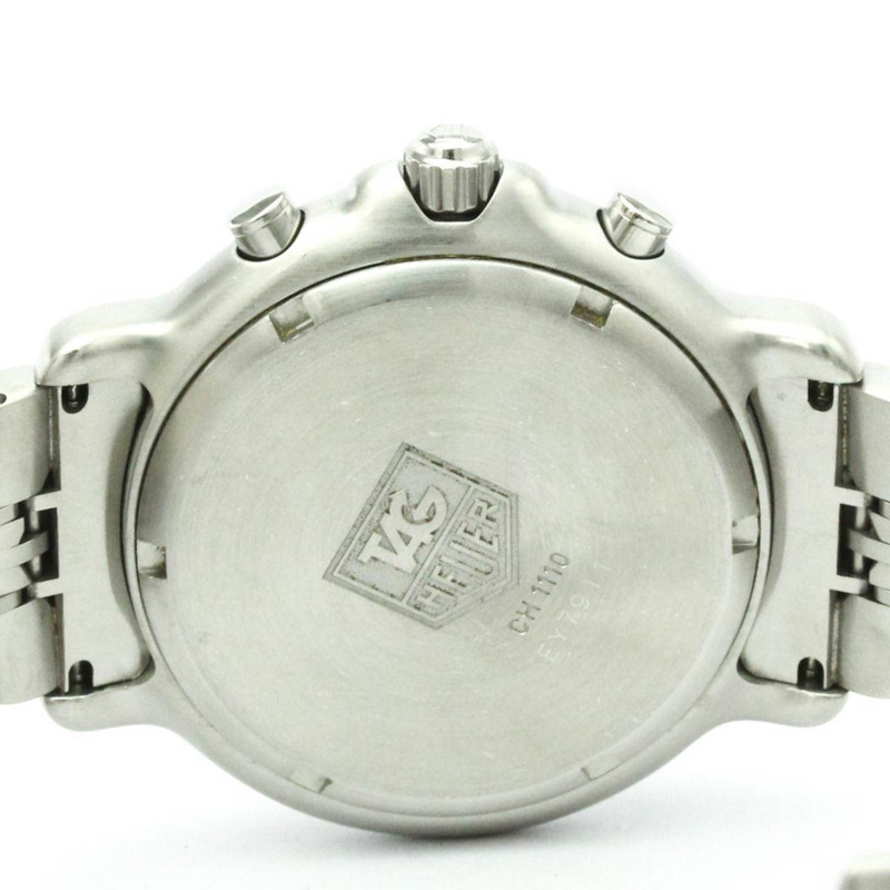 TAG HEUER 6000 計時碼錶 精鋼石英男士腕錶 CH1110 拋光-5