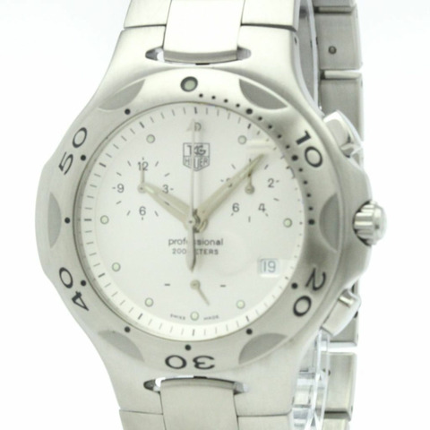 TAG HEUER 豪雅 Kirium 計時碼錶 精鋼石英男士腕錶 CL1111 拋光