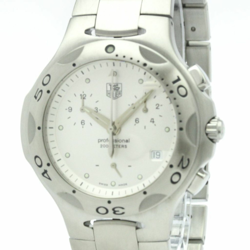 TAG HEUER 豪雅 Kirium 計時碼錶 精鋼石英男士腕錶 CL1111 拋光-0