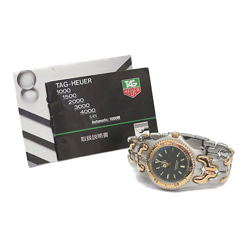 TAG HEUER SEL 200M 鍍金鋼石英男錶 S95.206 拋光-5