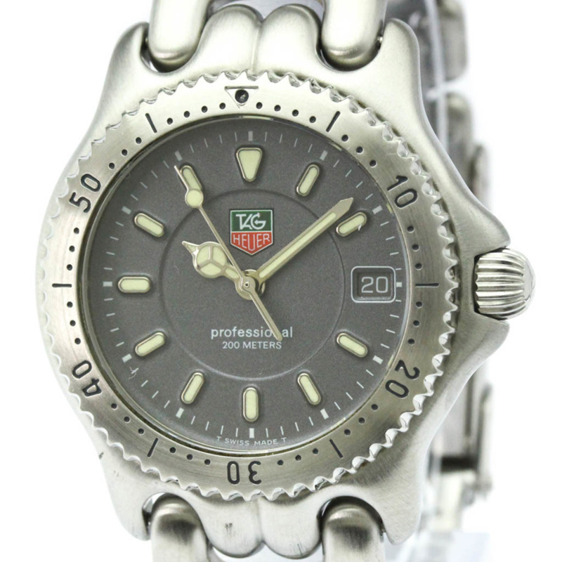 TAG HEUER Sel Professional 200米石英中型腕錶 WG1213 拋光-0