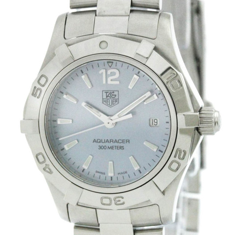 TAG HEUER 豪雅競潛系列珍珠母貝錶盤石英精鋼女錶 WAF1417 拋光