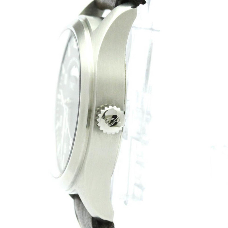 IWC飛行員系列UTC精鋼皮革自動男錶IW325101拋光款-3