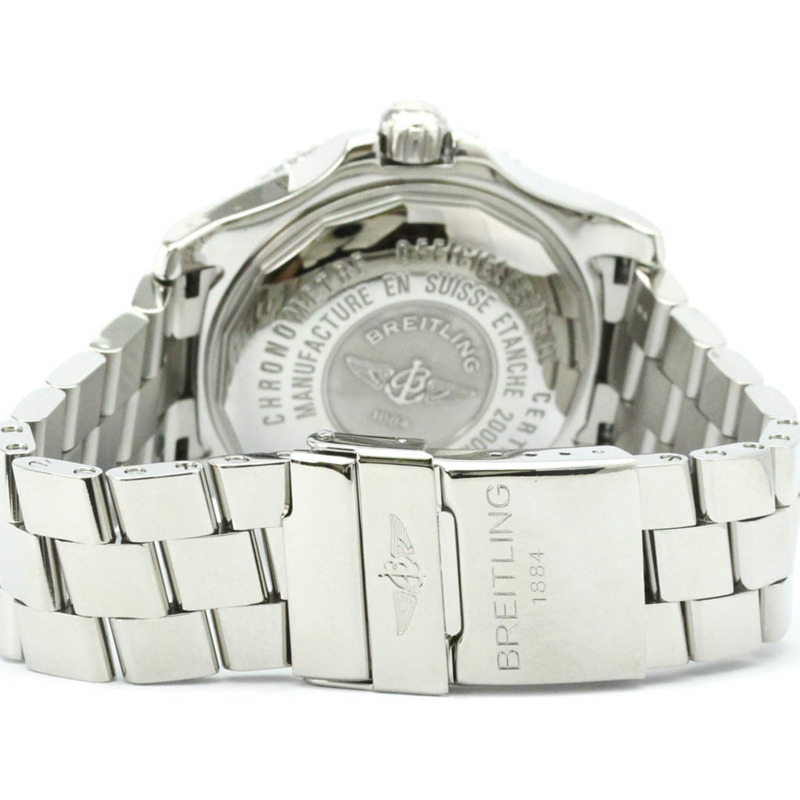 百年靈超級海洋44鋼製自動男士腕錶A17391拋光款-4