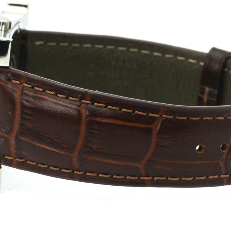 愛馬仕 H Wach 精鋼皮革石英男士腕錶 HH1.810 拋光-2