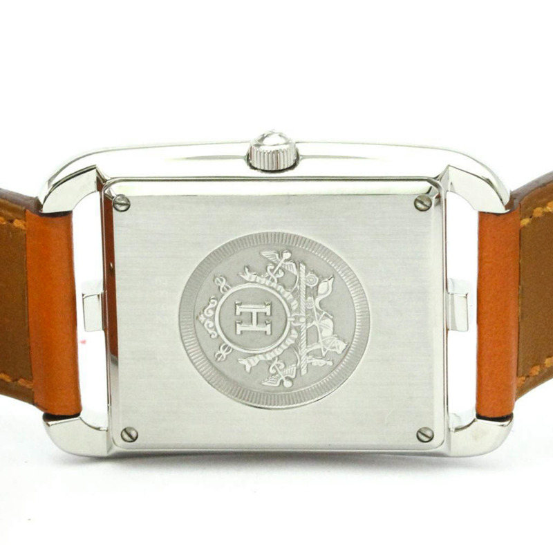 愛馬仕 Cape Cod 雙圈精鋼石英男士腕錶 CC2.710 拋光款-5