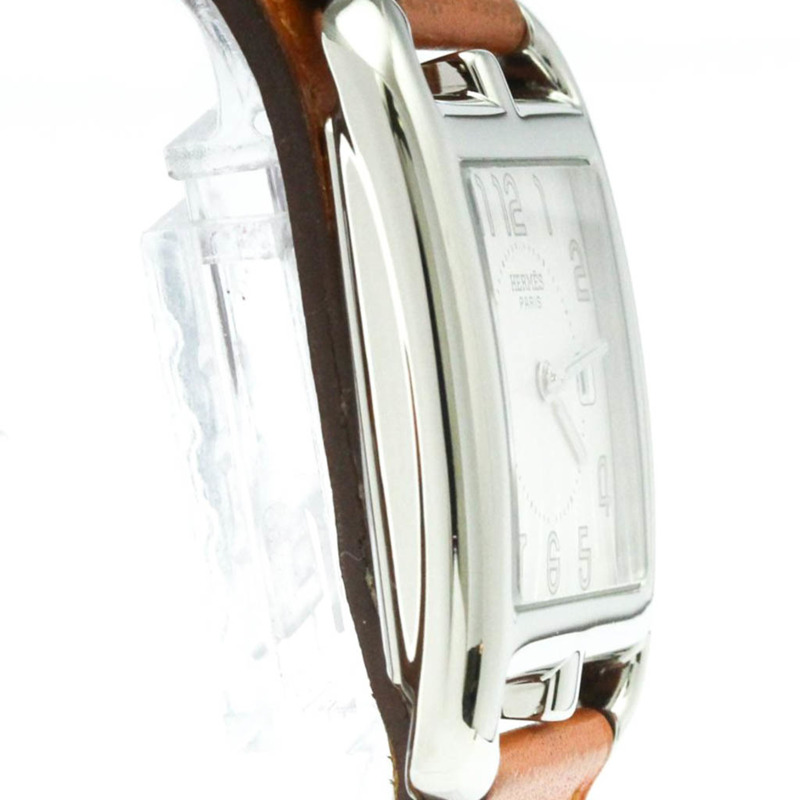 愛馬仕 Cape Cod 雙圈精鋼石英男士腕錶 CC2.710 拋光款-7