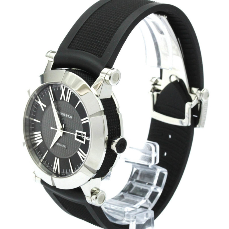 Tiffany Atlas 男士精鋼自動腕錶 Z1000.70.12A10A91A 拋光-1