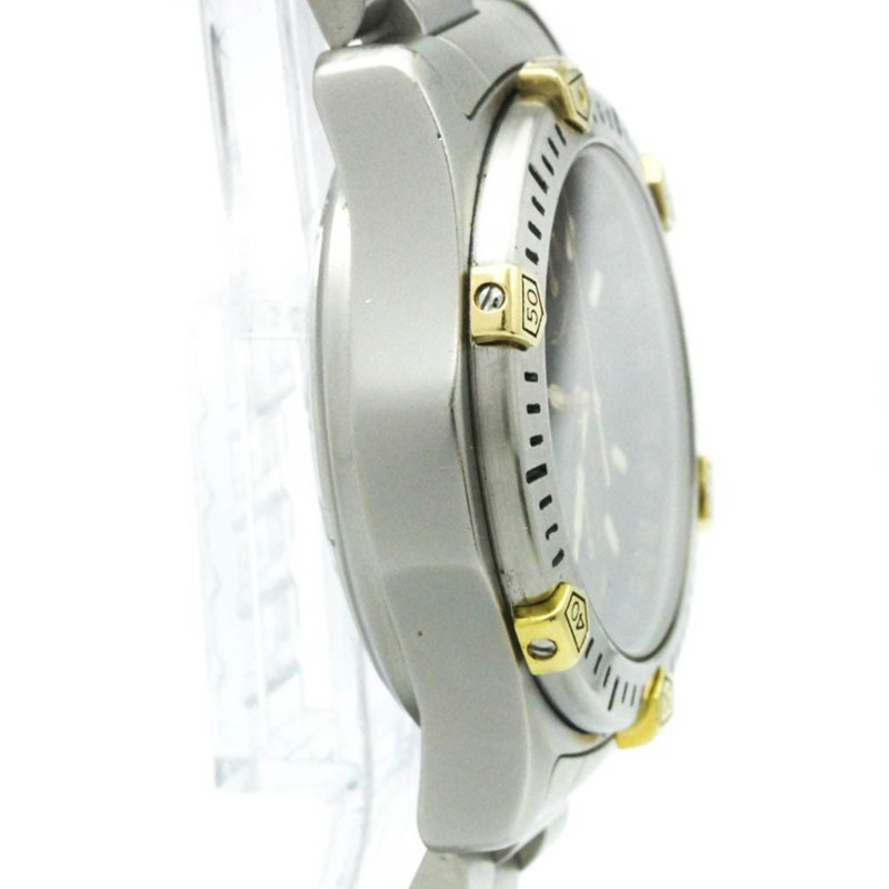 豪雅 2000 系列計時碼表,鍍金精鋼自動機械男士腕錶-7