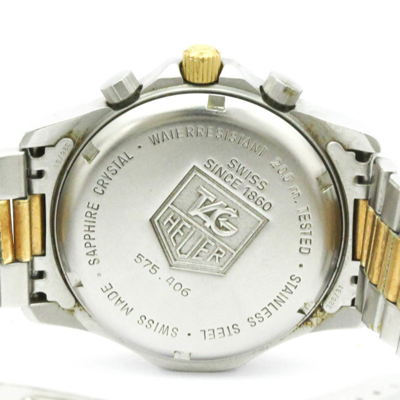 TAG HEUER 專業 200 公尺鍍金不銹鋼石英錶 575.406-5