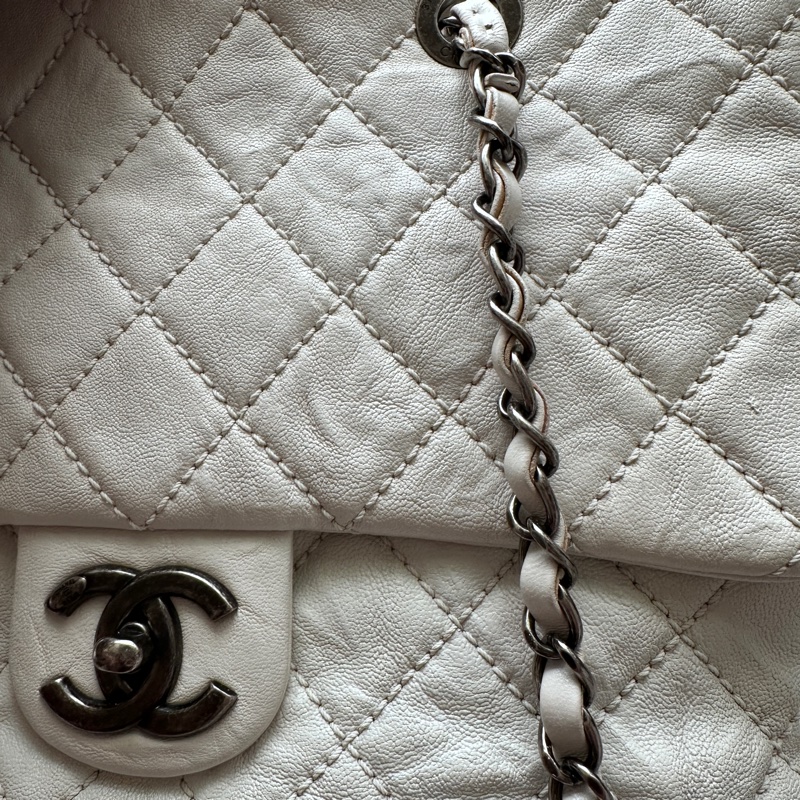 【專治白包恐懼症】Chanel 極輕防刮托特包|不怕髒、不壓肩的白雪公主 🦢-27
