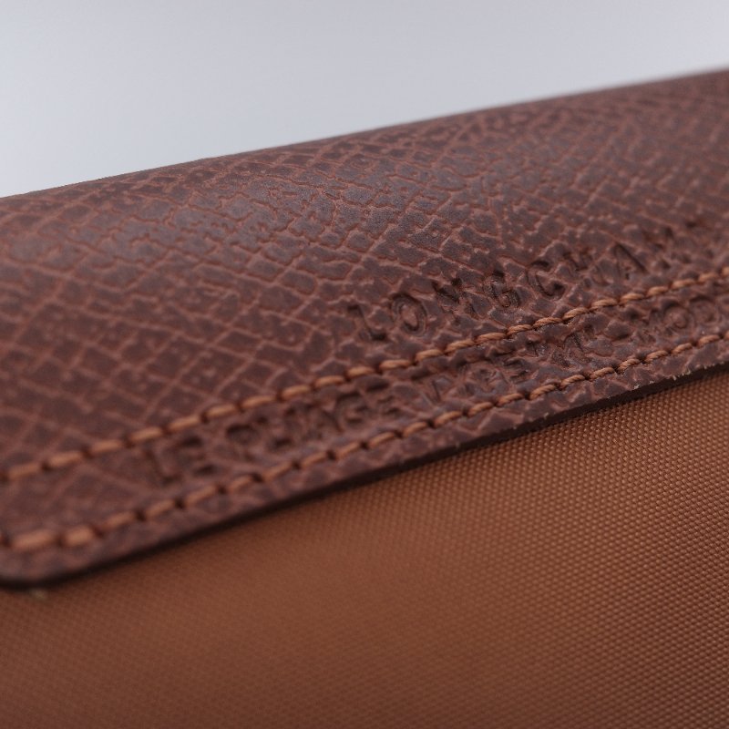 Longchamp 瓏驤 Le Pliage Green L褐色 尼龍 帆布摺疊 托特包-10