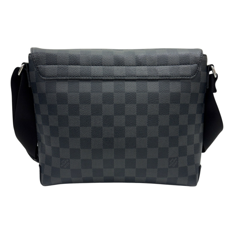 灰色 棋盤格帆布 District PM NV2 肩背包 【LOUIS VUITTON LV 路易威登】 N40349-2