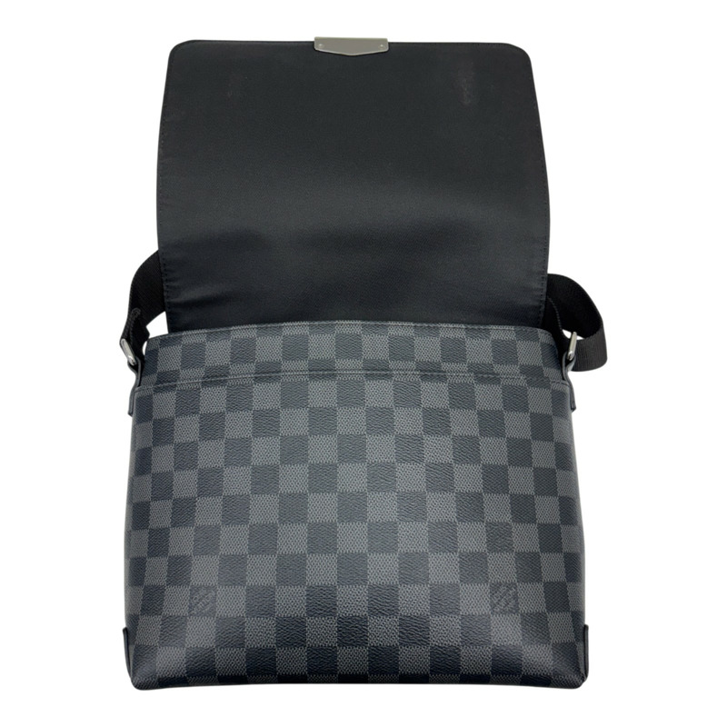 灰色 棋盤格帆布 District PM NV2 肩背包 【LOUIS VUITTON LV 路易威登】 N40349-4