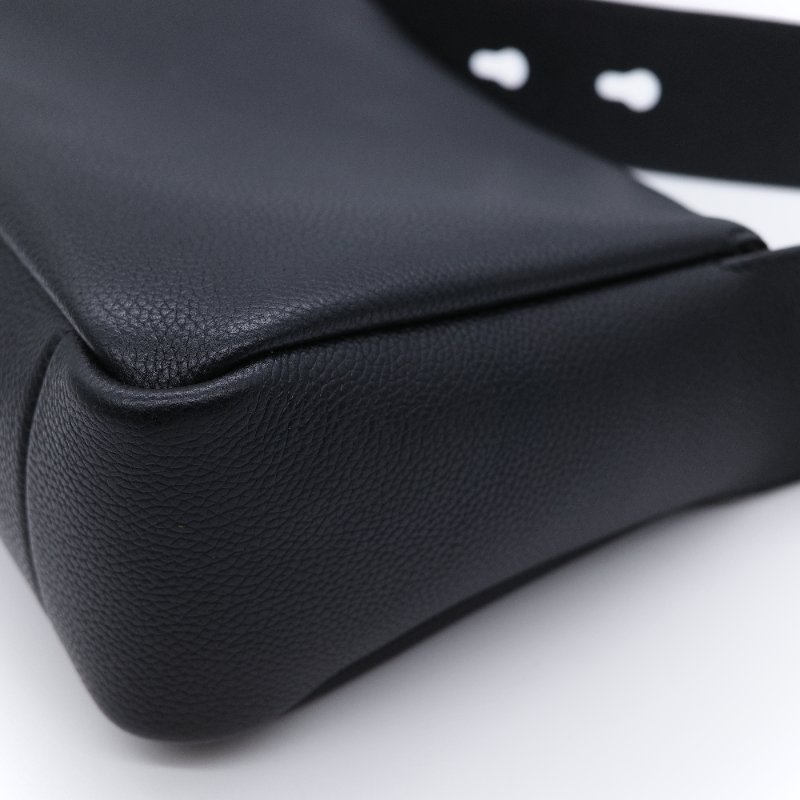 Tory Burch 湯麗柏琦 Romy 中號黑色 荔紋牛皮 肩斜背包-16