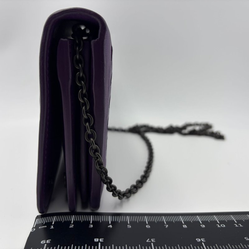 Bottega Veneta 編織長款掀蓋包-5