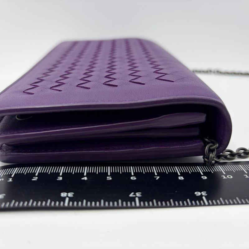 Bottega Veneta 編織長款掀蓋包-8