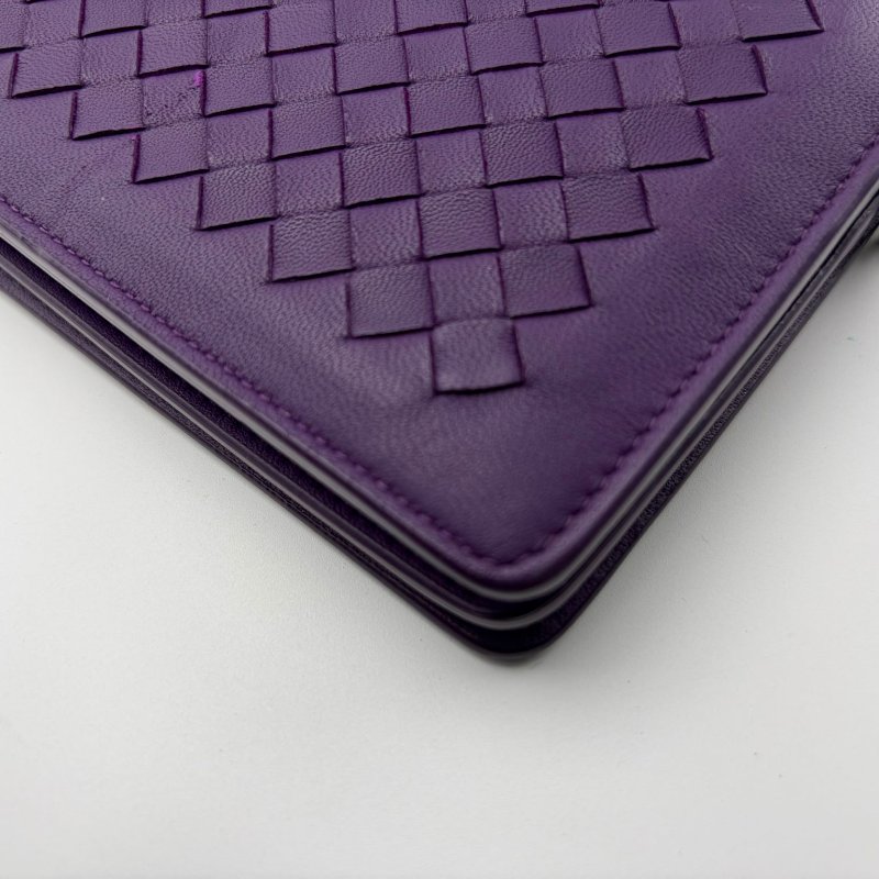 Bottega Veneta 編織長款掀蓋包-12