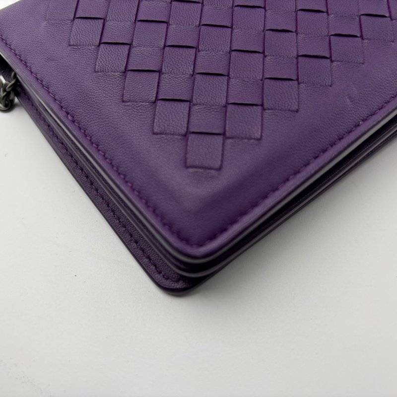 Bottega Veneta 編織長款掀蓋包-16