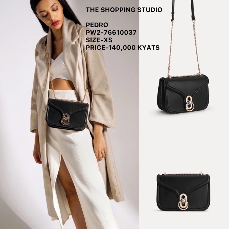 PEDRO 真皮單肩包/斜背包-7