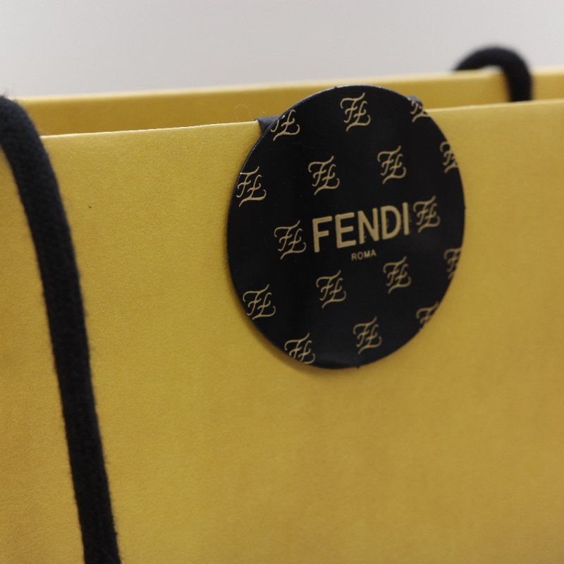 Fendi 芬迪 Peekaboo I See U Small 經典米褐色 小牛皮 手提斜背包-10