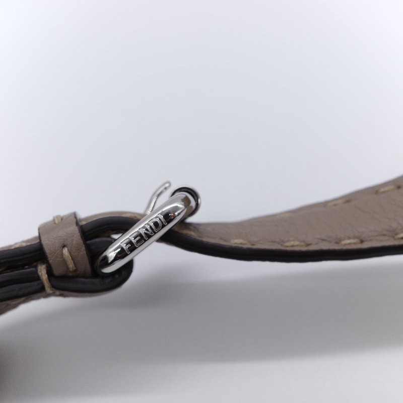 Fendi 芬迪 Peekaboo I See U Small 經典米褐色 小牛皮 手提斜背包-30