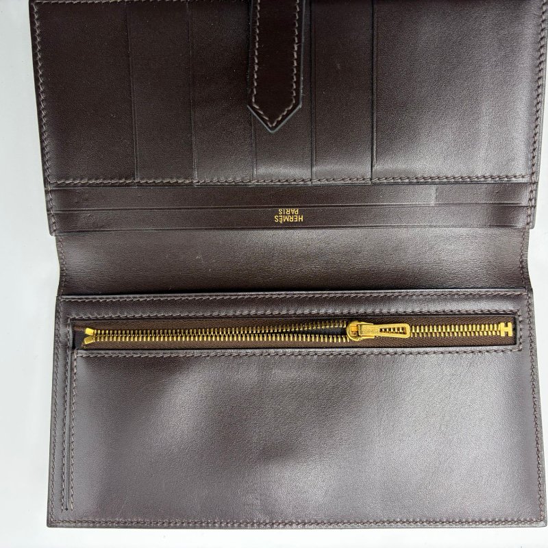 Hermès Béarn 長款對折皮夾-12