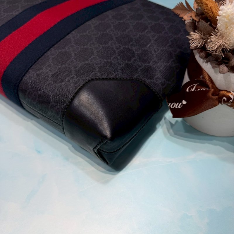 GUCCI GG Supreme帆布手拿包-7