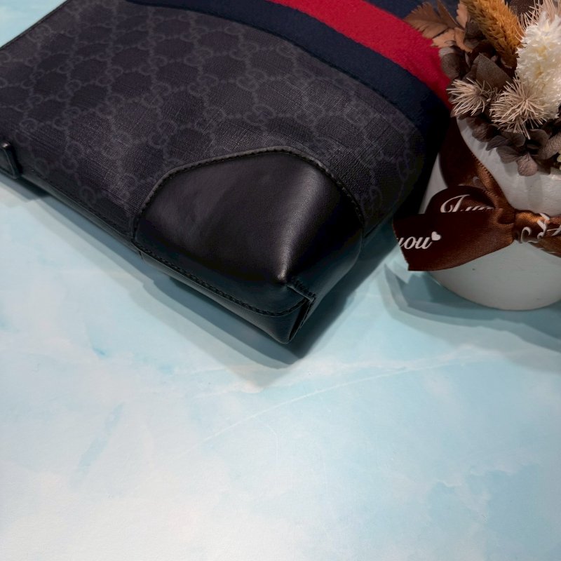 GUCCI GG Supreme帆布手拿包-8