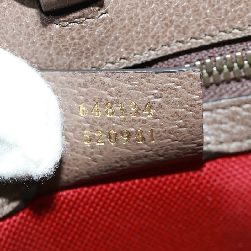 【日本直送】GUCCI GG Supreme 唐老鴨手提包 PVC 兩用 米色 金色 648134 正品 161733SAM-10