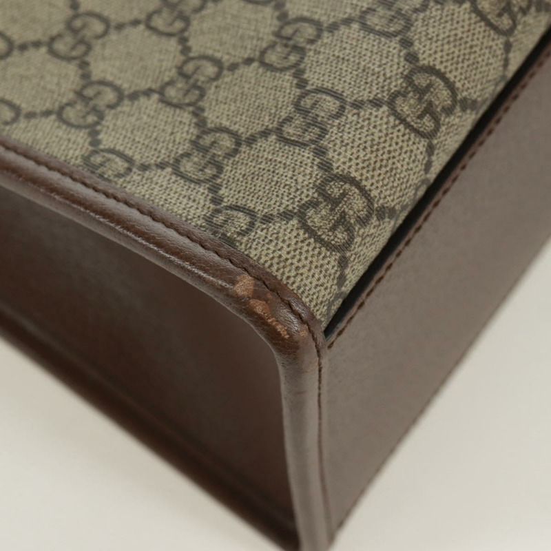 【日本直送】GUCCI GG Supreme 唐老鴨手提包 PVC 兩用 米色 金色 648134 正品 161733SAM-16