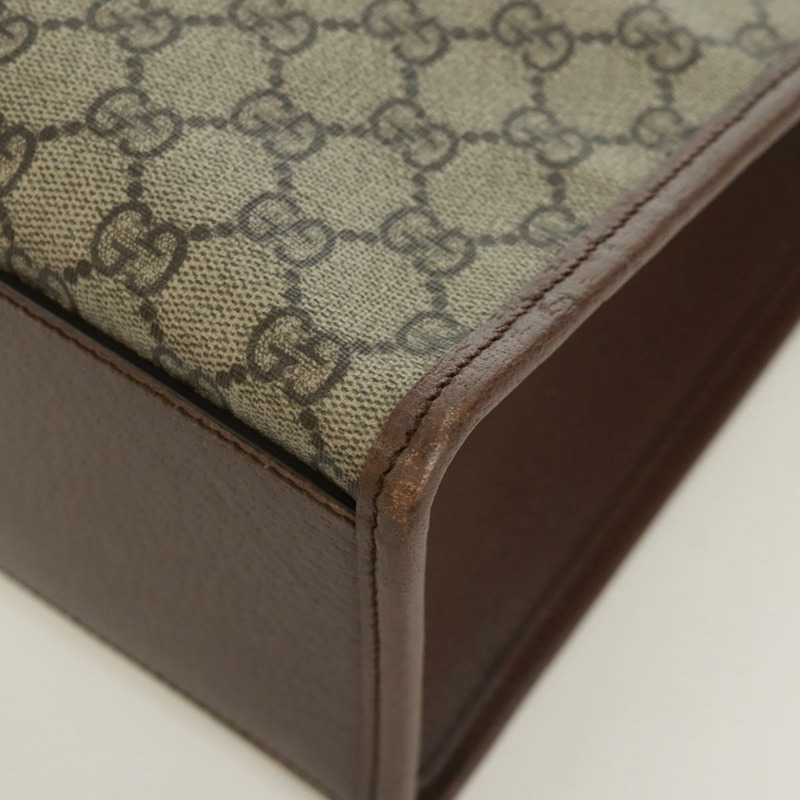 【日本直送】GUCCI GG Supreme 唐老鴨手提包 PVC 兩用 米色 金色 648134 正品 161733SAM-17