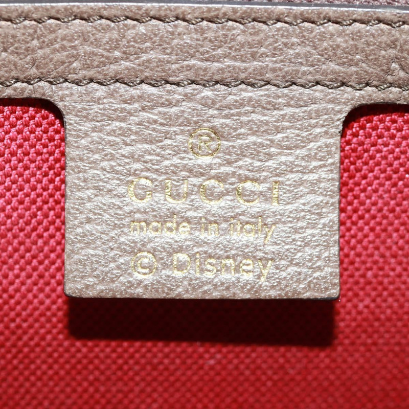【日本直送】GUCCI GG Supreme 唐老鴨手提包 PVC 兩用 米色 金色 648134 正品 161733SAM-21