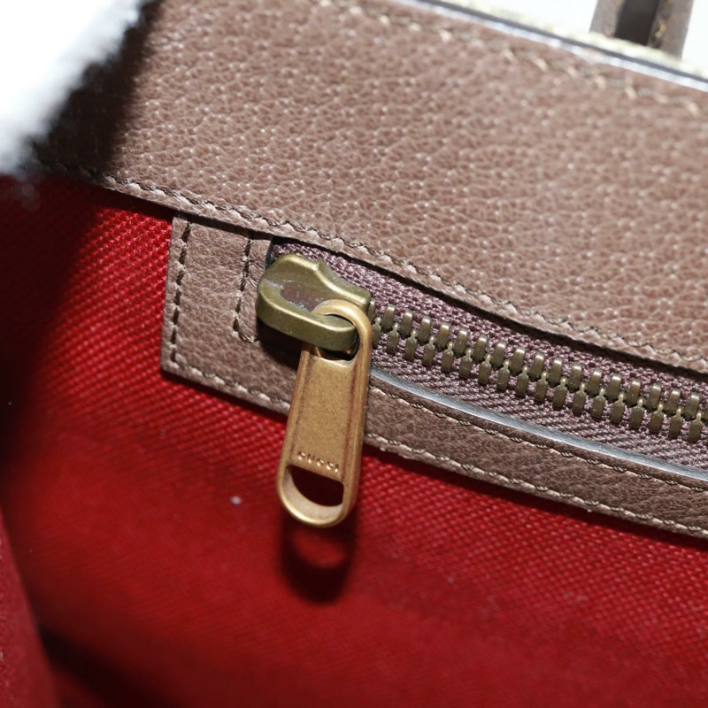 【日本直送】GUCCI GG Supreme 唐老鴨手提包 PVC 兩用 米色 金色 648134 正品 161733SAM-24