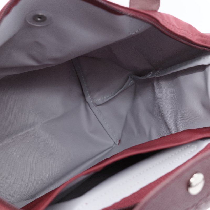 Longchamp 瓏驤  Le Pliage Green S 經典石榴紅 再生纖維 帆布 短把手提包-14